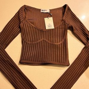 House of CB x Mistress Rocks Attention bandage long sleeve top